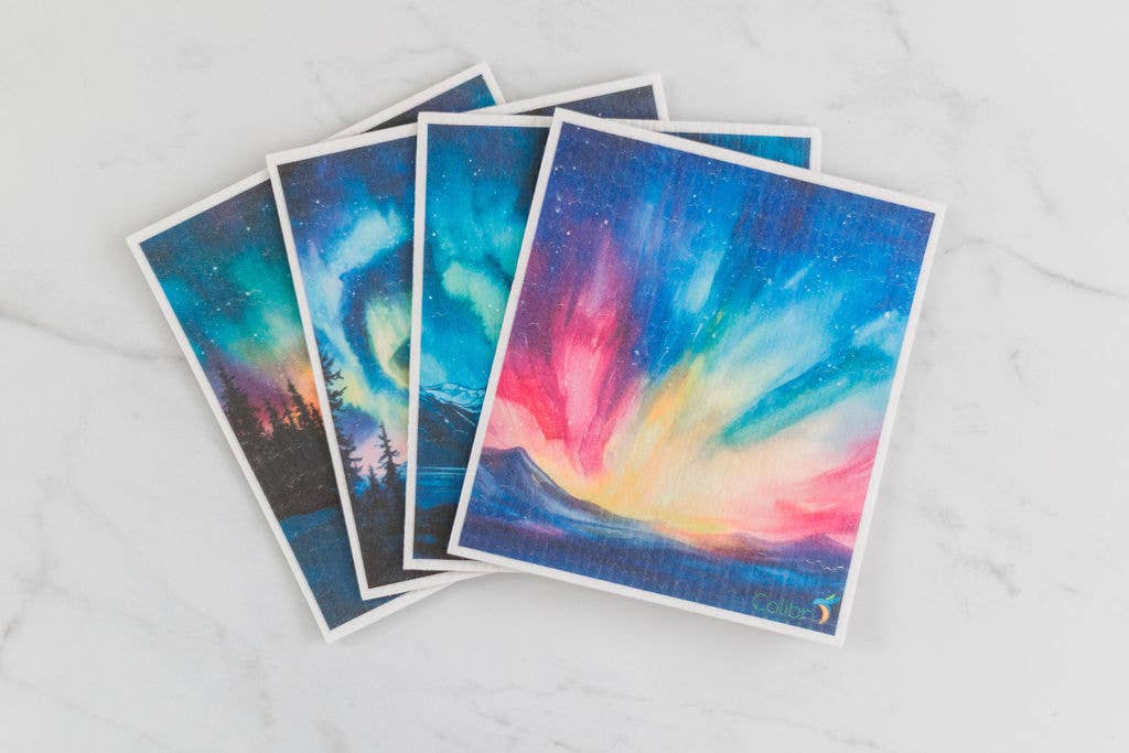 Colibri Canada - Wholesale Dishcloth - 4 Pk Sponge Cloths - In the North1