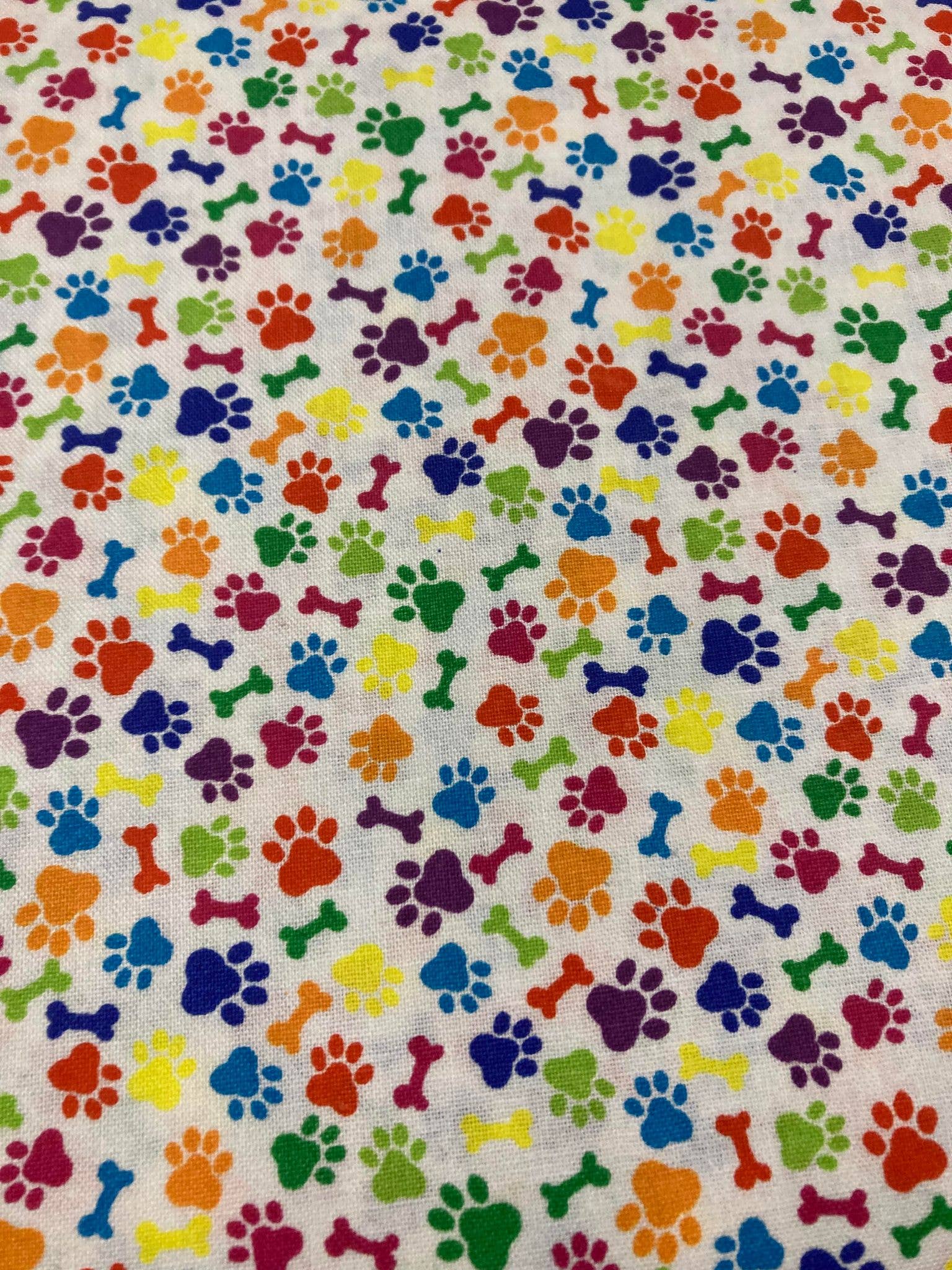 Jo's Pet Treats & Bandanas by Abab Enterprises, LLC - Wholesale Pet Bandana - Dog - Paw Print Tie-On Dog Bandana Retail-Ready18
