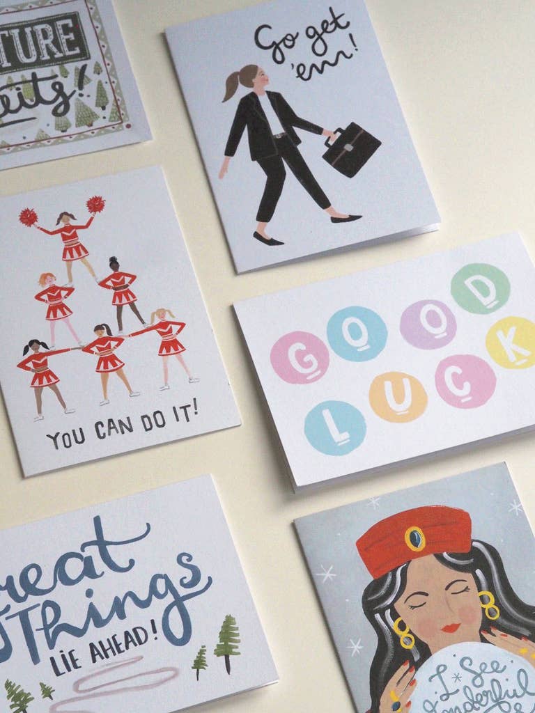 Jade Fisher – wholesale Good Luck card – Lottery Ball Good Luck Card2