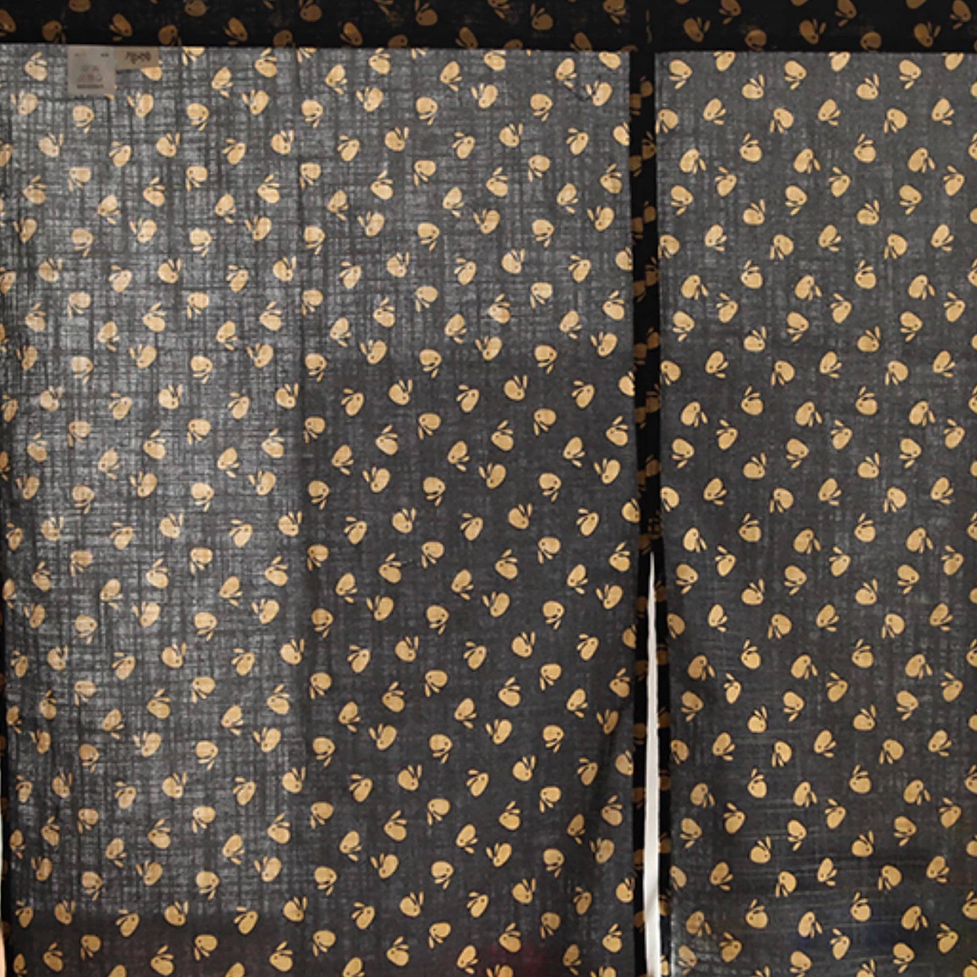 MinoCraft - Wholesale Curtain - Japanese cotton noren with semi-transparent two-panel design11