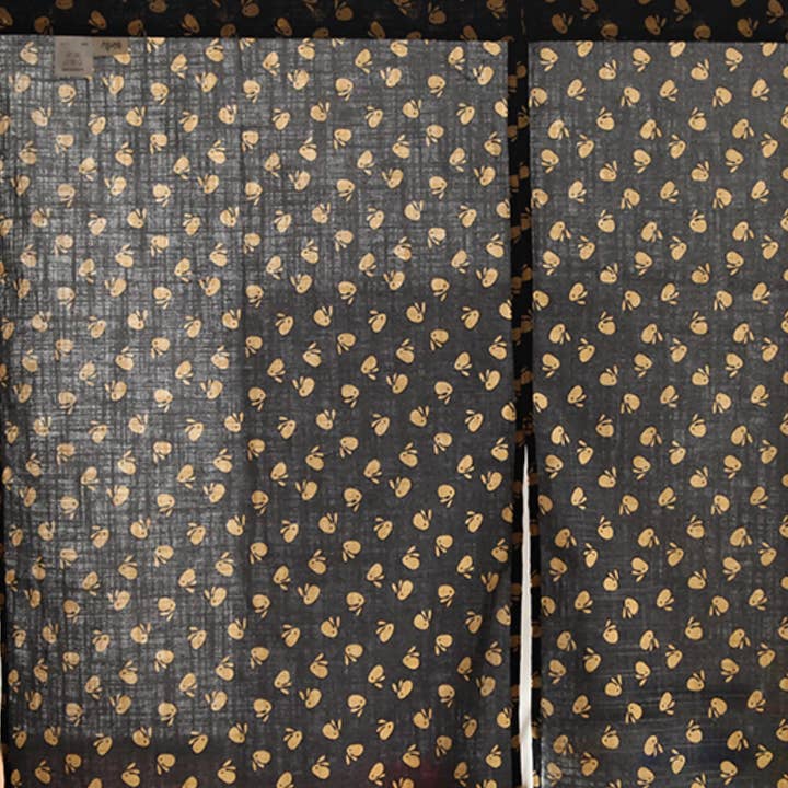 MinoCraft - Wholesale Curtain - Japanese cotton noren with semi-transparent two-panel design11