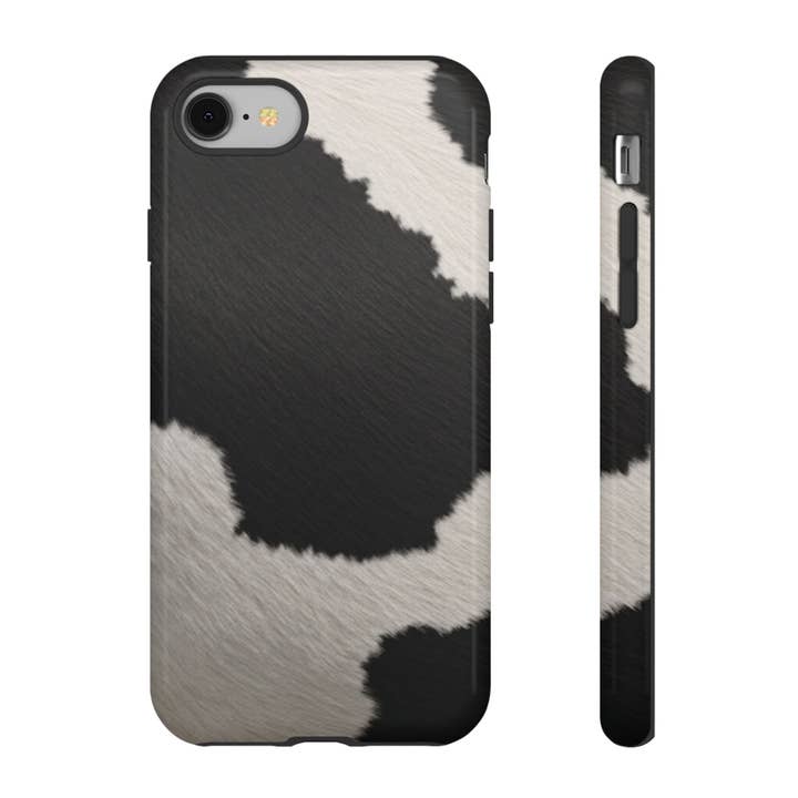 Coque de téléphone robuste à motif vache élégant pour la vente par Studio 653 Clothing Co