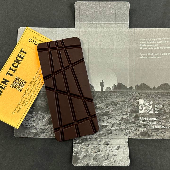 Dar Chocolate - Wholesale Chocolate Bar - Art Bars: Salted Caramel Coffee Milk Chocolate Bar 60% 2