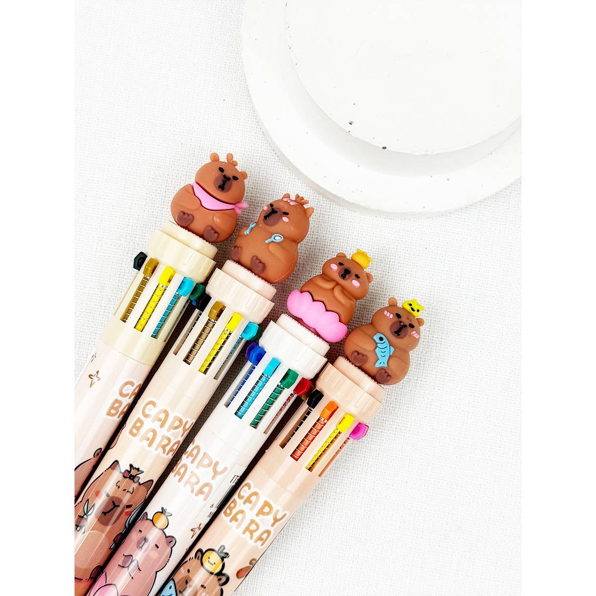 CapyBara Multi Color Pen Set for wholesale on Faire3