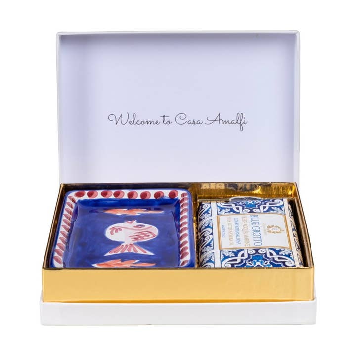 Casa Amalfi – wholesale Gift box – White and Gold Luxury Single Gift Box0