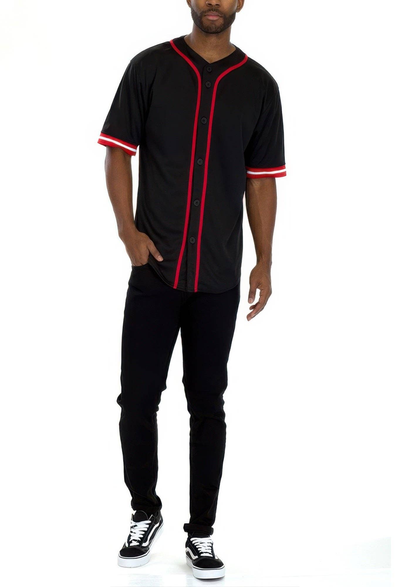 CC Wholesale Clothing - Wholesale Jersey - Men's - Men's Taped Baseball Jersey1