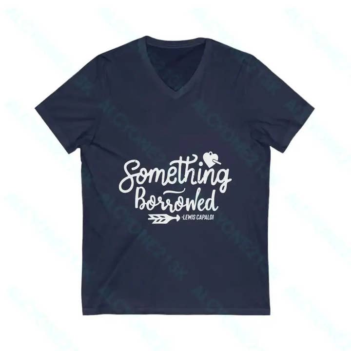 Camiseta Lewis Capaldi Unissex de manga curta com decote em V por atacado de Alcyone213k