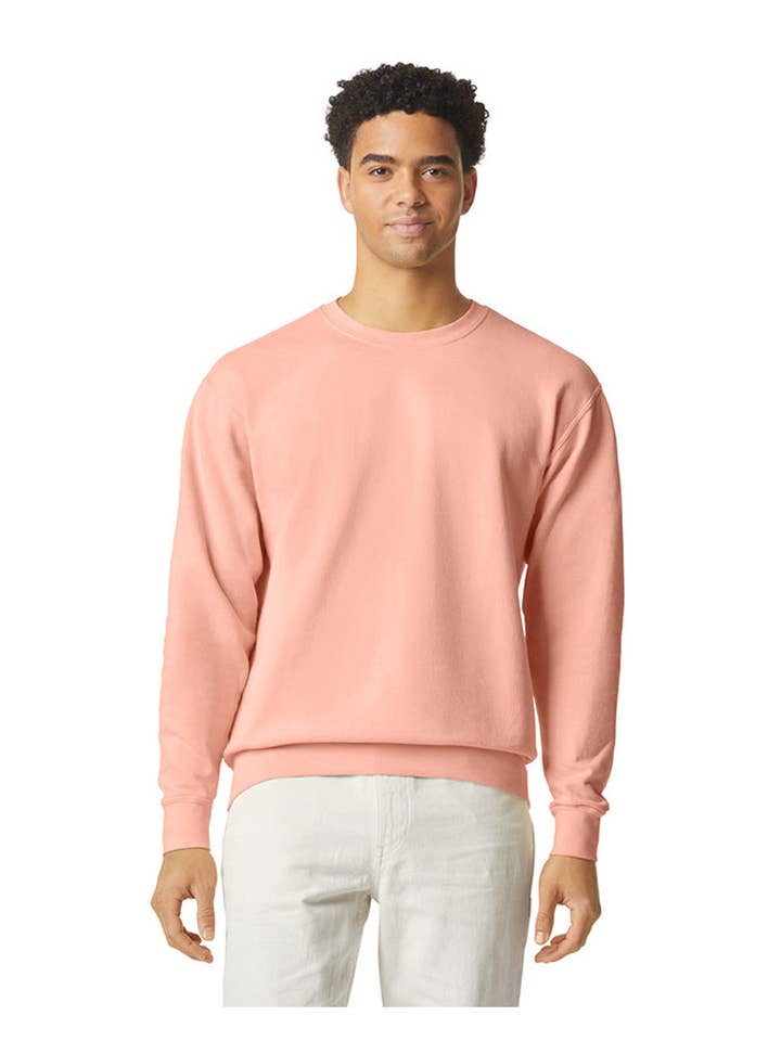 Total Apparel - Wholesale Sweatshirt - Unisex - Comfort Colors Lightweight Crewneck Blank Sweatshirt 14663