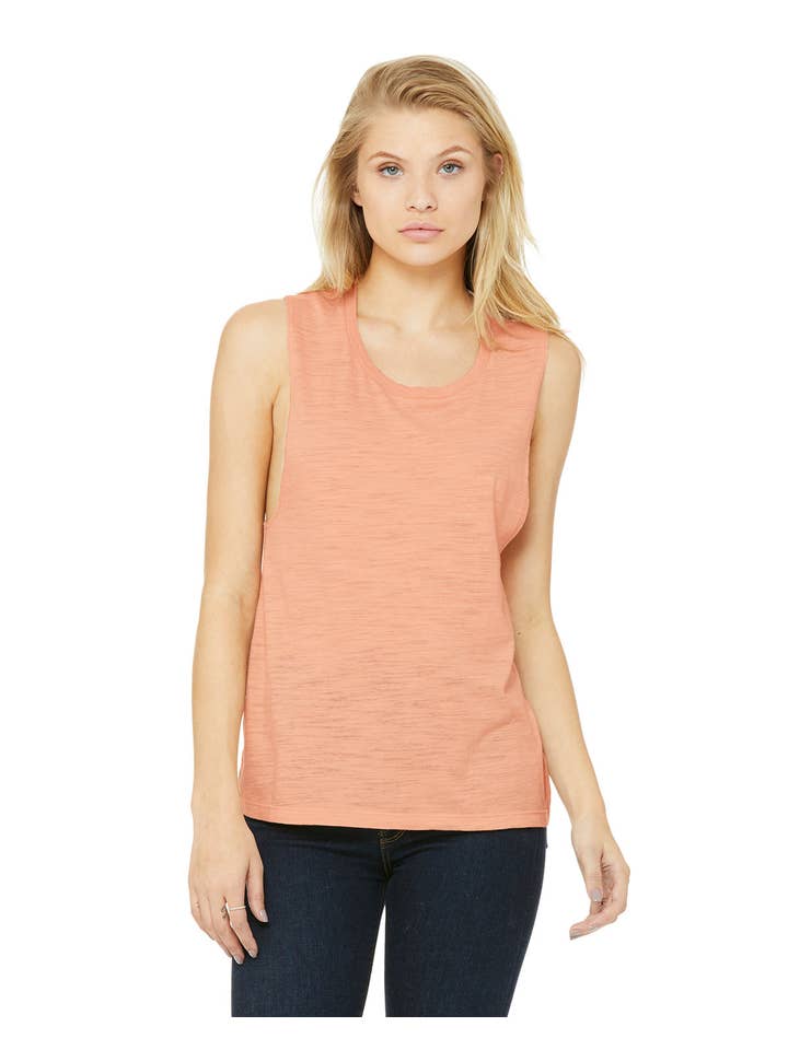 Total Apparel - Wholesale Tank Top - Women's - Bella Canvas Ladies' Flowy Scoop Muscle Tank | B880328