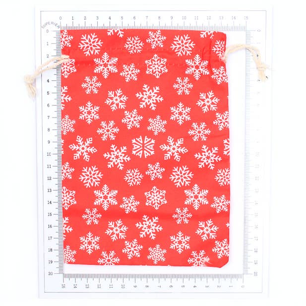 Inca UK – wholesale Gift bag set/pack – Size: 19.5x14cm Mixed Pack of Christmas Drawstring Pouches2