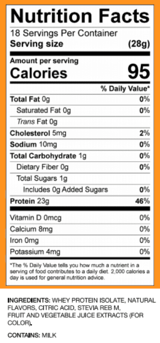 WICKED Protein - Wholesale Protein/Superfood Powder - WICKED Tropical Punch Clear Whey Isolate Protein Powder (PRE ORDER)2