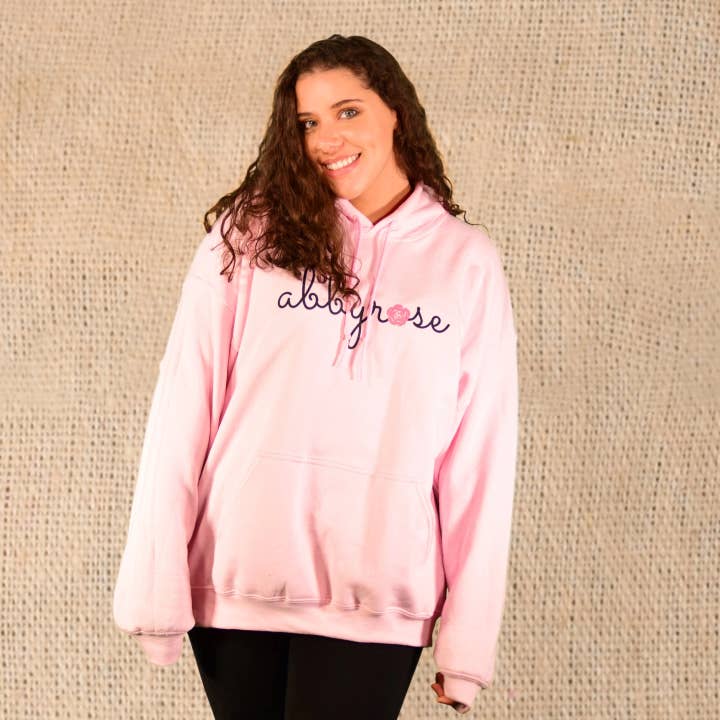 Pink abbyrose Hoodie for wholesale by abbyrose