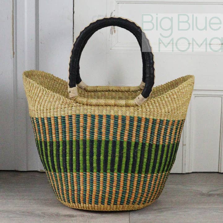 Big Blue Moma - Wholesale Grocery/Shopping Bag - U Shopper Large - Traditional Palette37