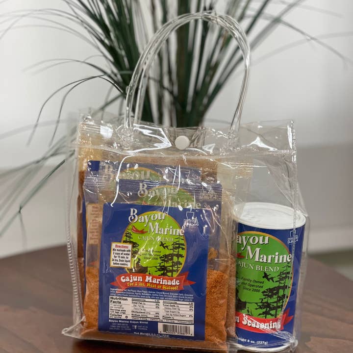 Cajun Seasoning Bag for wholesale by Bayou Marine Cajun Blend