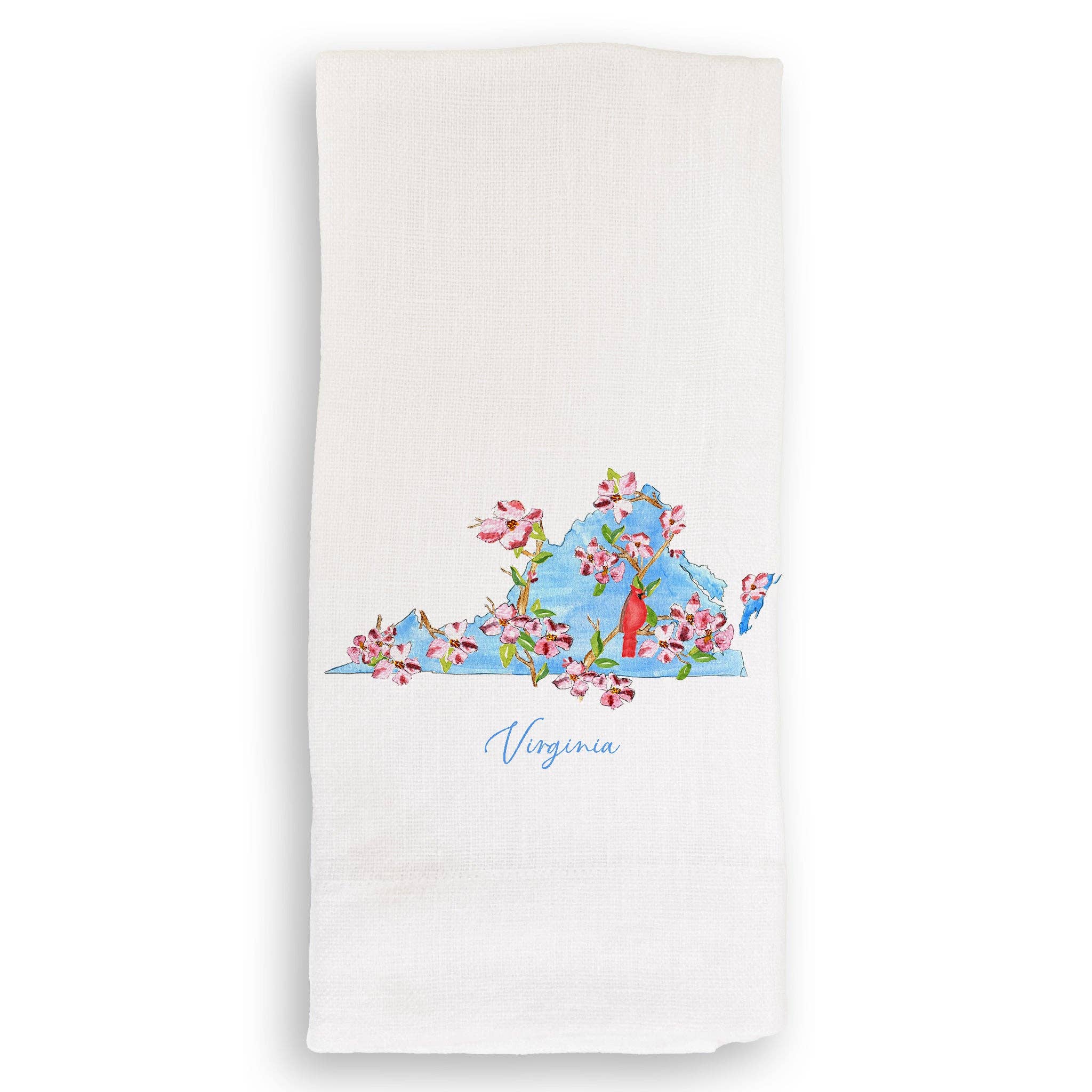 French Graffiti - Wholesale Tea Towel - Floral Virginia2