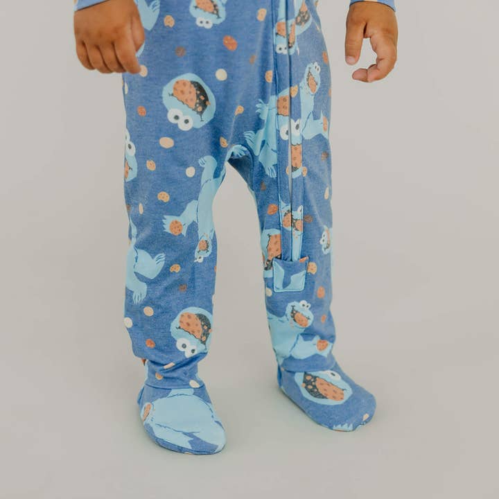 Copper Pearl - Wholesale Sleepsuit - Baby - Zip-Up Footie Pajama - Cookie Monster4