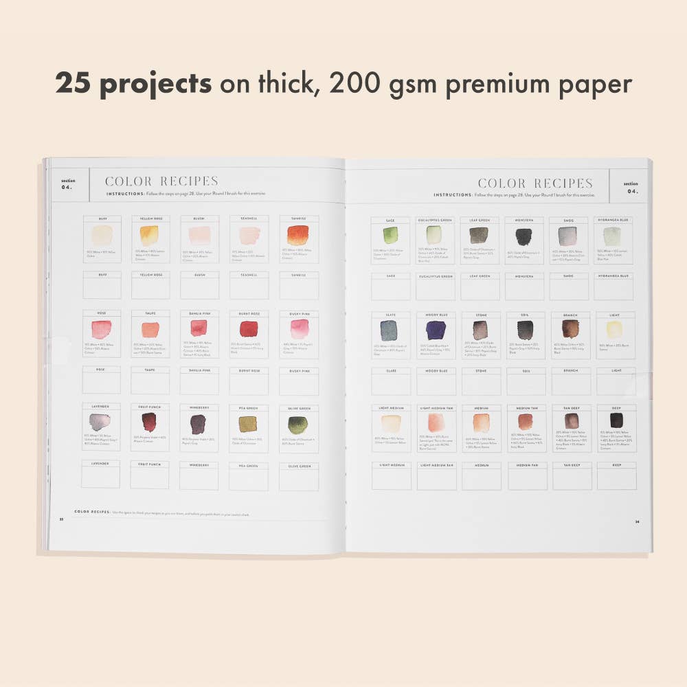 Penguin Random House LLC - Wholesale Painting/Drawing - Watercolor Workbook2