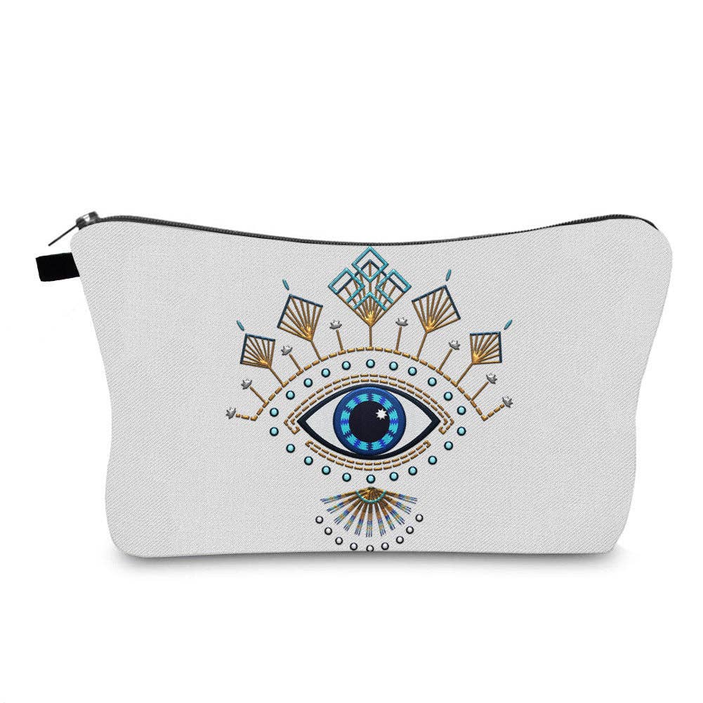 pinkblu02 - Wholesale Make-up tas/toilettas - Damesmode Boze Oog Draagbare Cosmetica Tas60