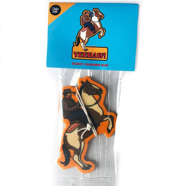 Studio Soph (We Pay Your Import Fees - We Ship DDP) - Venta al por mayor Ambientador de coche - Unisex - Ambientador western con vaquero a caballo2