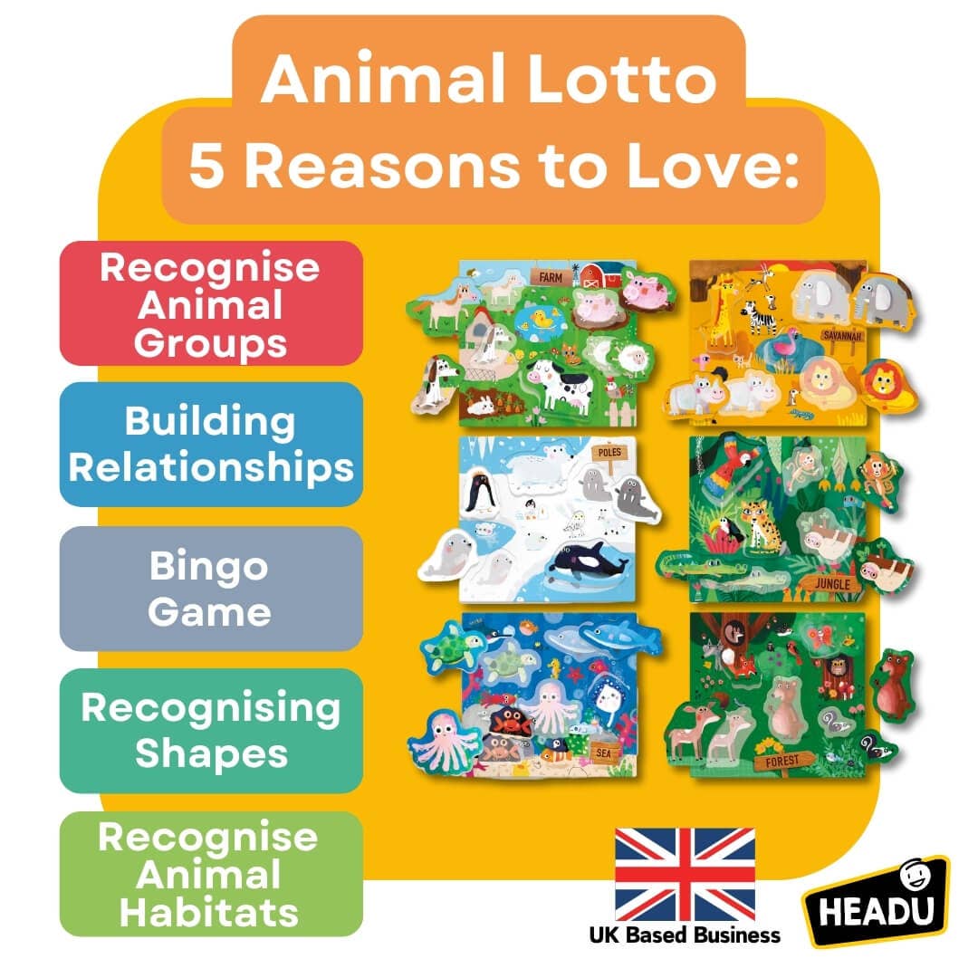 Baby Republic – wholesale Brain game – Child – Animal Lotto - Bingo Style Gameplay1