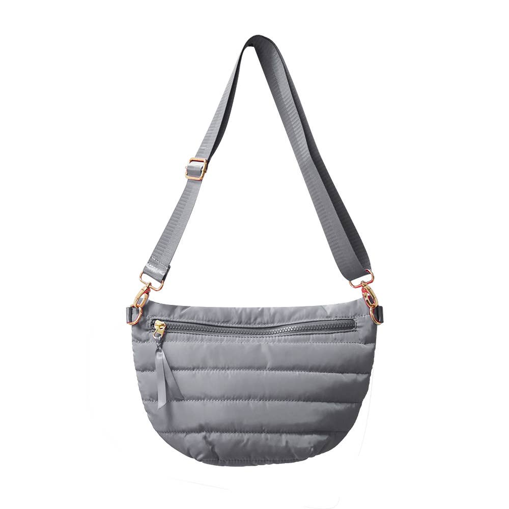 Babs + Birdie – wholesale Midjeväska - Dam – The Blake | Crescent Puffer Sling Bag | 14 färger 13