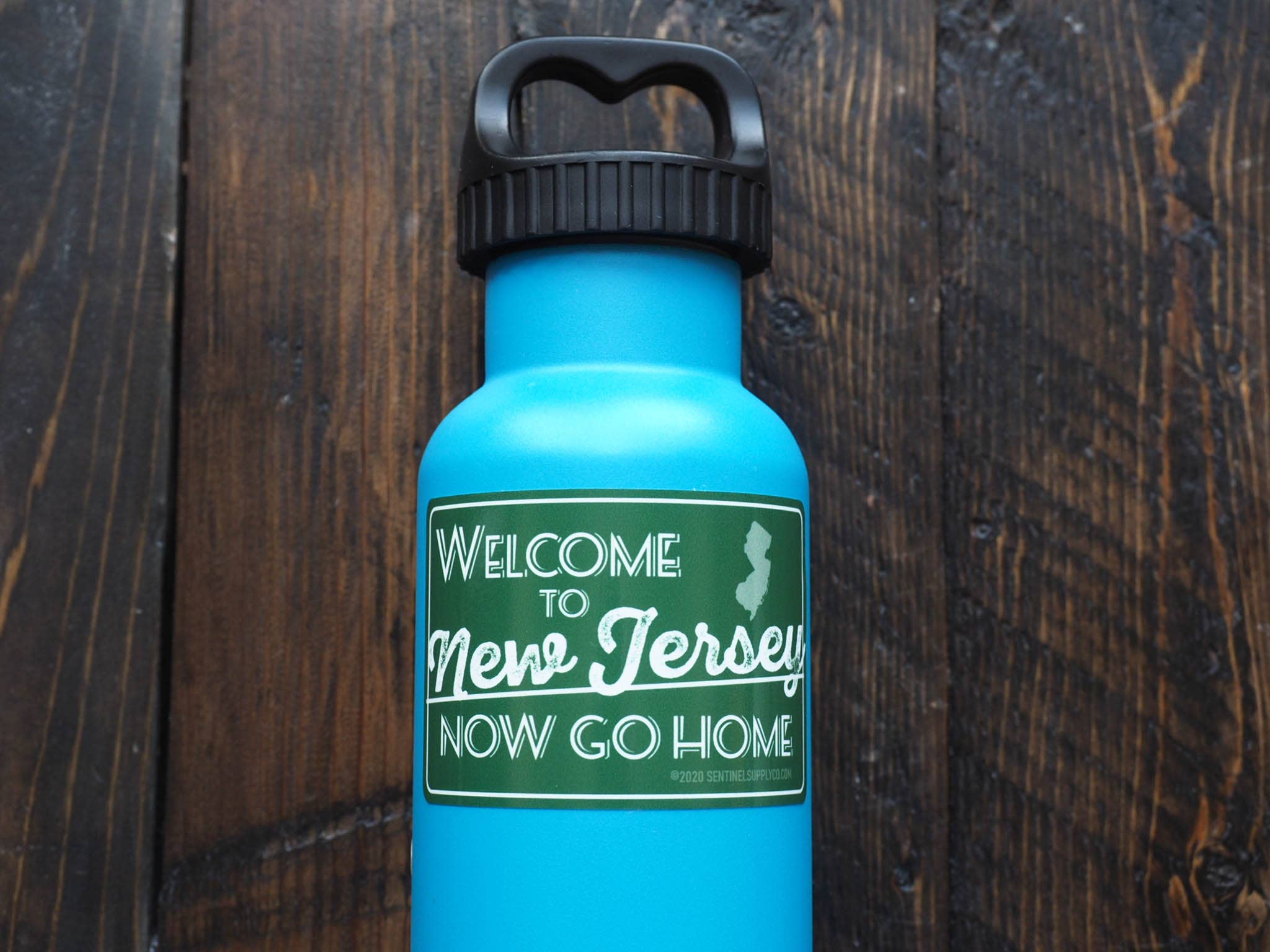 Sentinel Supply - Wholesale Sticker - Welcome to New Jersey Now Go Home NJ Turnpike Sticker4