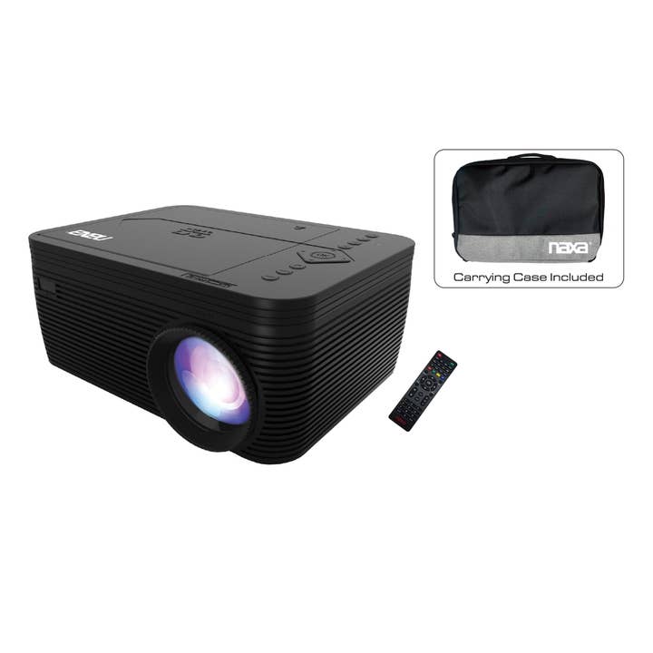 JupiterGear Home - Wholesale Portable projector – Child - Naxa 150" Home Theater LCD Projector & Carrying Case Combo