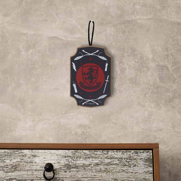 Open Road Brands, LLC - Wholesale Sign - Harry Potter Gryffindor Symbol Hanging Wood Wall Decor