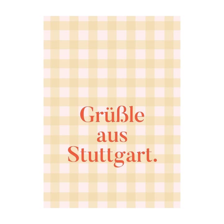 Postcard "Greetings from Stuttgart" for wholesale by Kaufhaus Mitte