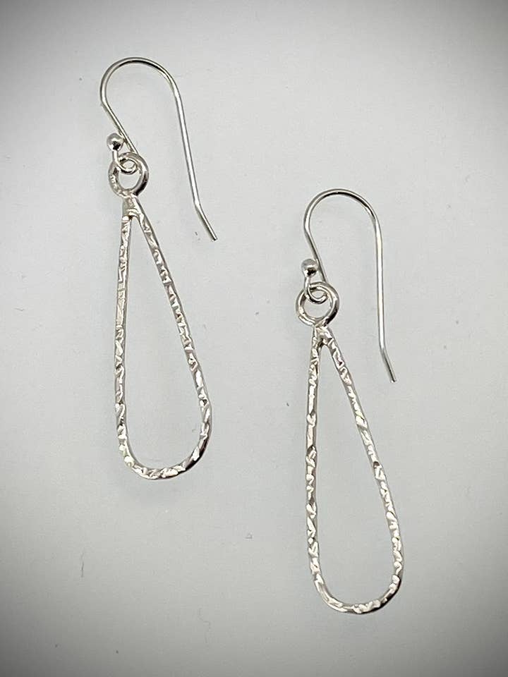 Sterling Small Teardrop Earrings for wholesale by Morgan McGeehan Designs