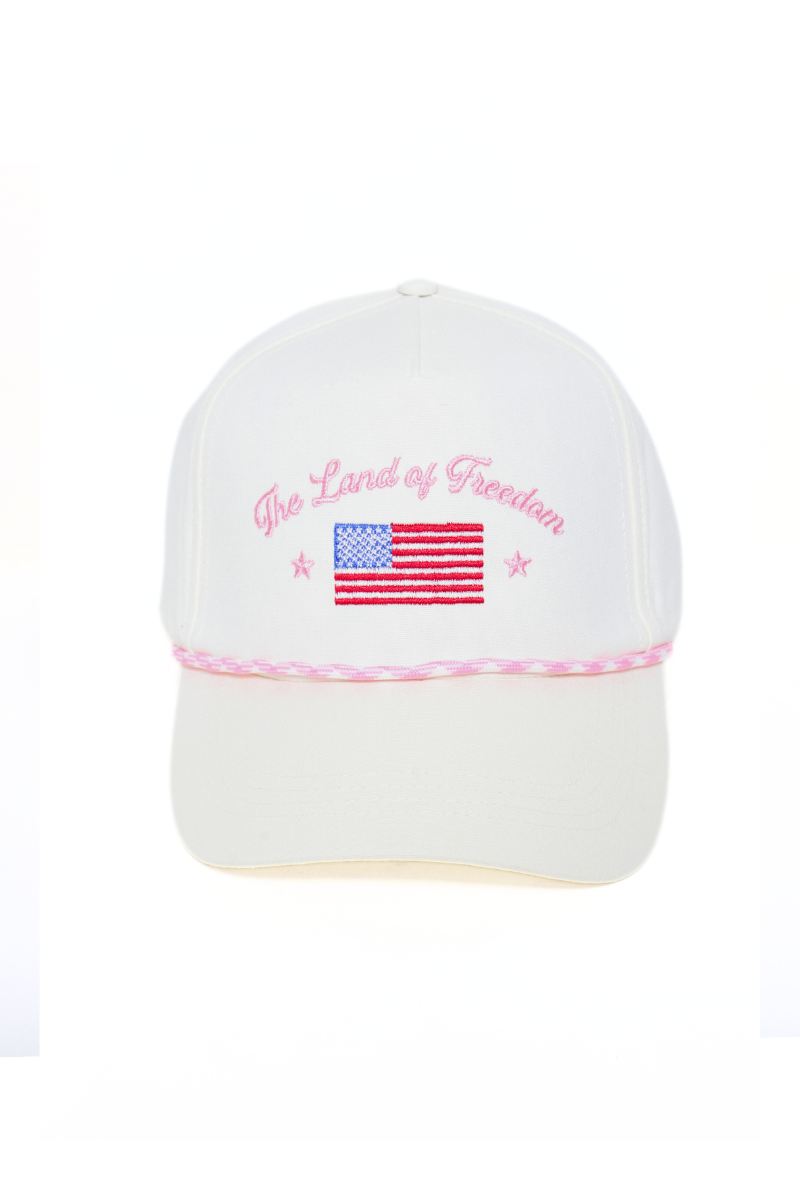 David And Young - Wholesale Baseball Cap - Unisex - AMERICANA The Land of Freedom Embroidery 5 Panel Cap1