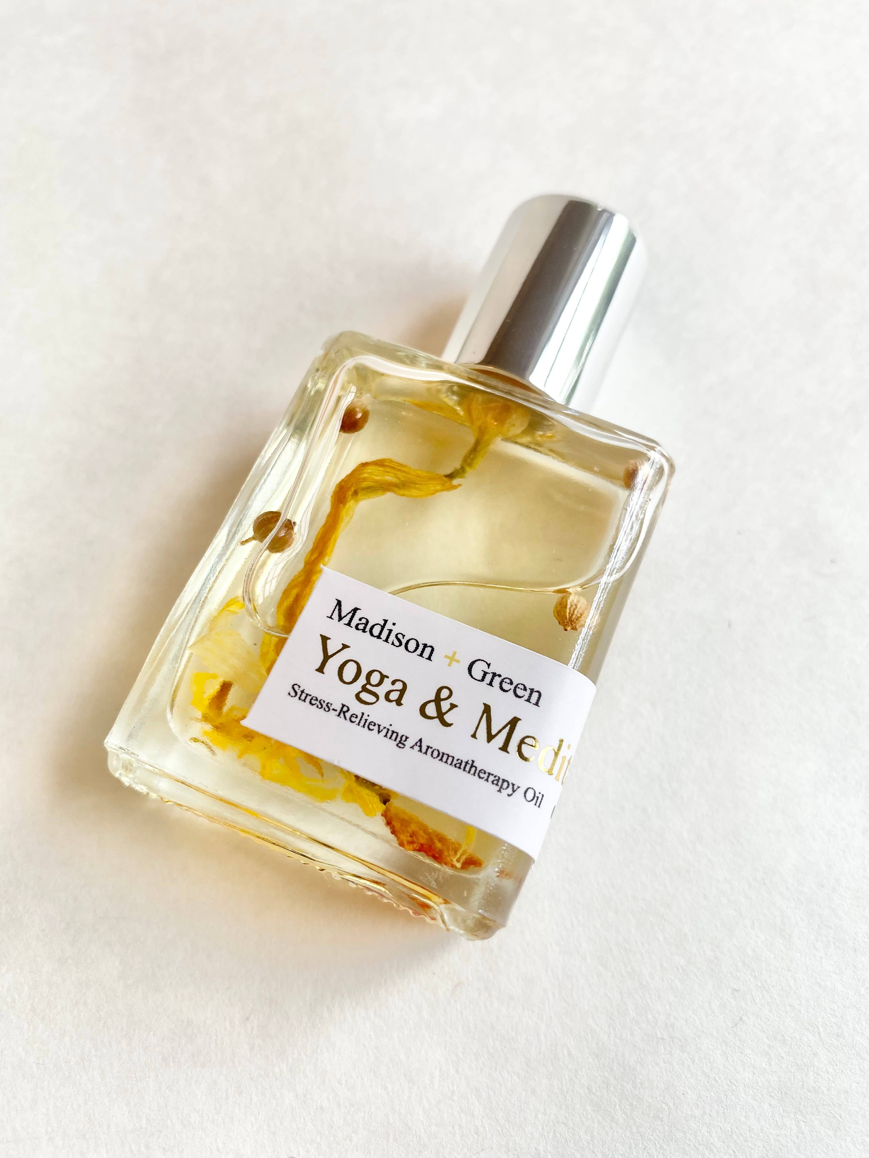 Madison + Green - Wholesale Bath/Body Oil - "Yoga & Meditation" - Aromatherapy Body Oil4