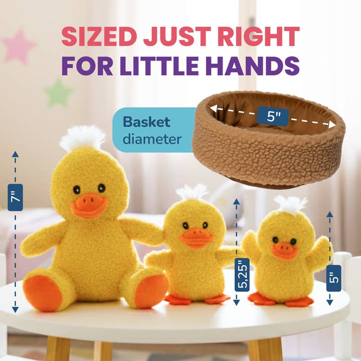 AYK Brand - Wholesale Stuffed/Plush Toy - Kids & Baby - Little Jupiter Three Piece Duck Family Plush Toy Set2