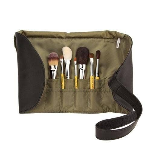 Bdellium Tools - Wholesale Make-upkwastenset - Travel Basic 7st. Borstelset met oprolbaar zakje2