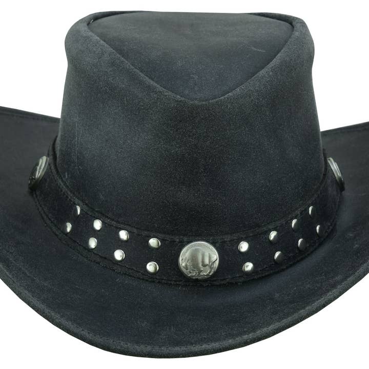 Lesa collection inc - Wholesale Cowboy Hat - Unisex - Arizona Leather Hats for Men & Women Cowboy western style7