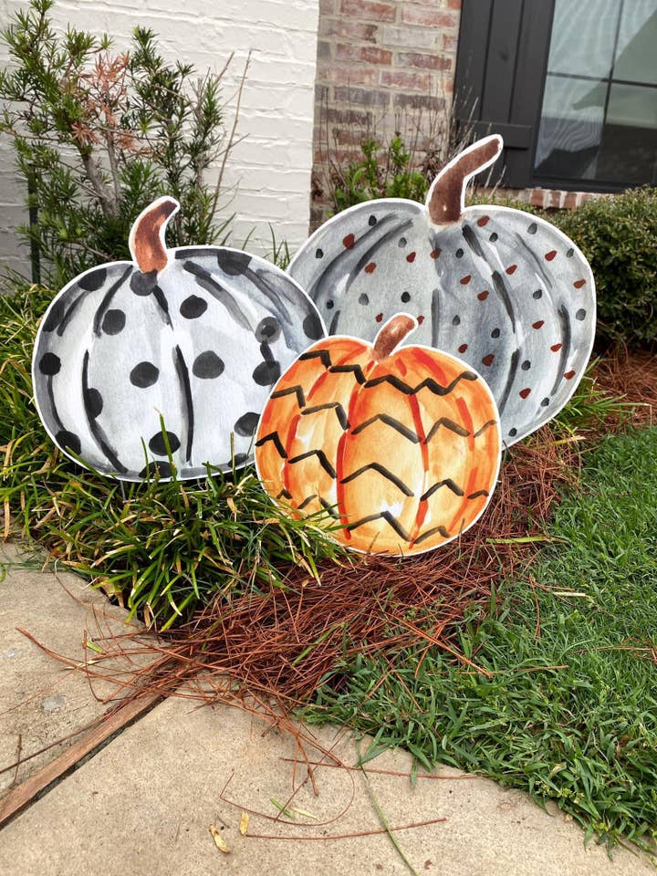 Chevron-Kürbis-Set für den Großhandel von Lovely Reese