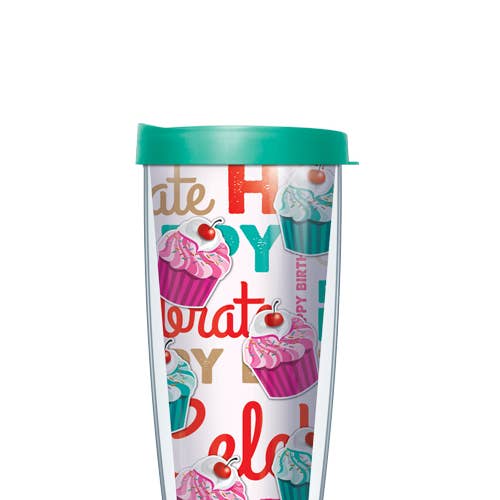 Happy Birthday Cupcakes Tumbler for wholesale by FREEHEART