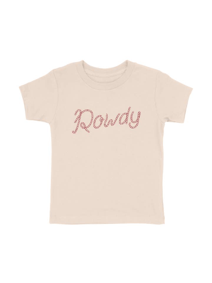 Camiseta de Criança com Laço de Corda Barulhento por atacado de Buffalo Mountain Print + Supply