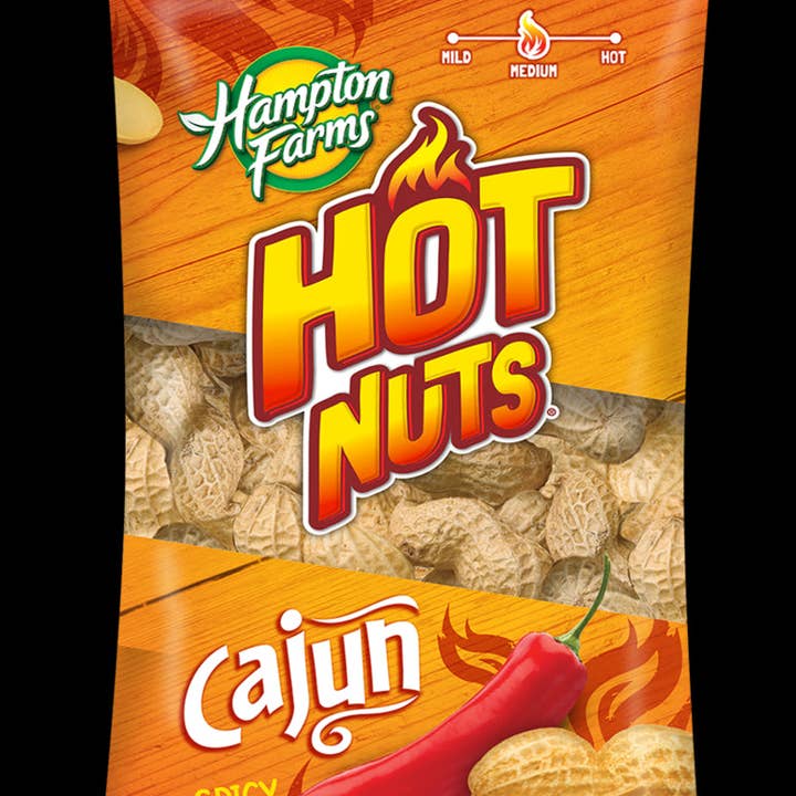 Hampton Farms Cajn Hot In Shell 10 Medium Heat Single Bag for wholesale by Shop The King