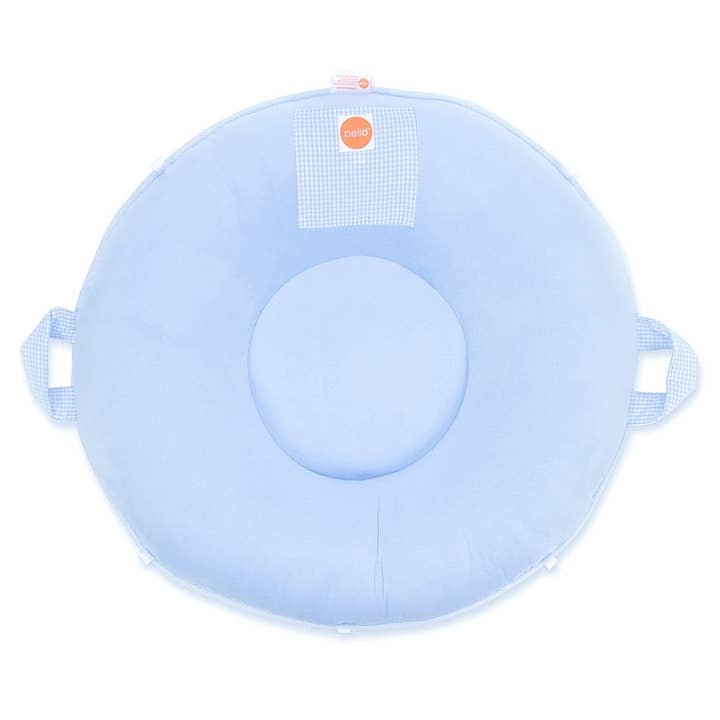 GooseWaddle + Pello - Wholesale Mat - Kids & Baby - Tommy Dusty Blue Pello Floor Cushion2