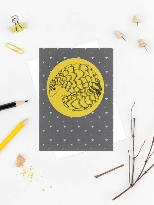 Pangolin card for wholesale by Boodle