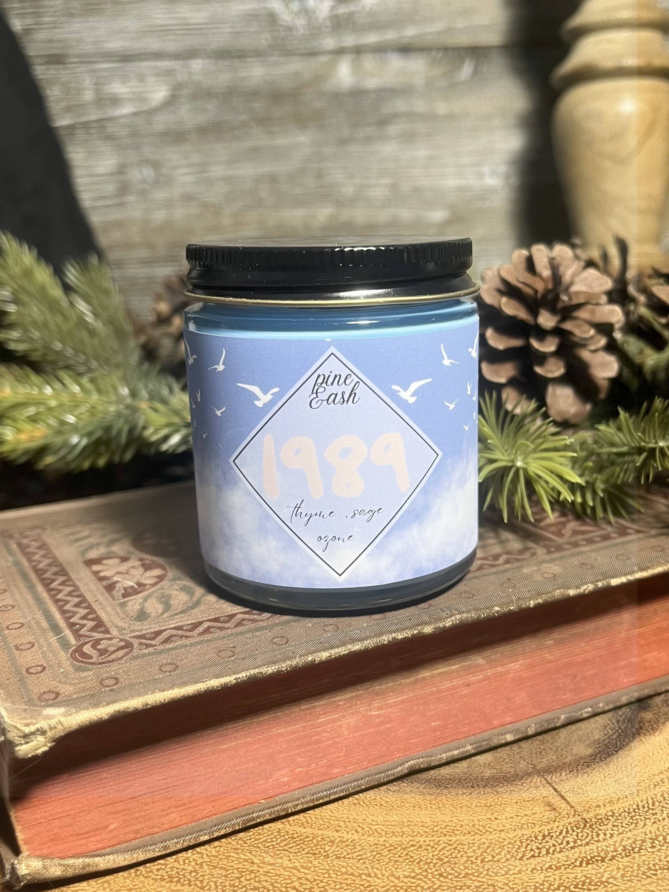 Pine and Ash - Wholesale Jar/Filled Candle - 1989 4oz (Taylor Swift Inspired)