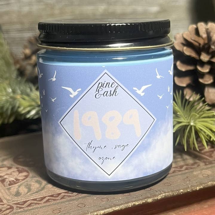 Pine and Ash - Wholesale Jar/Filled Candle - 1989 4oz (Taylor Swift Inspired)0
