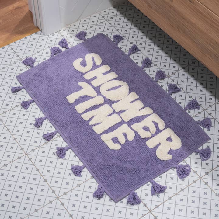 Flamingueo - Wholesale Bath Mat - Kids & Baby - Rectangle bath mat “Shower Time”1