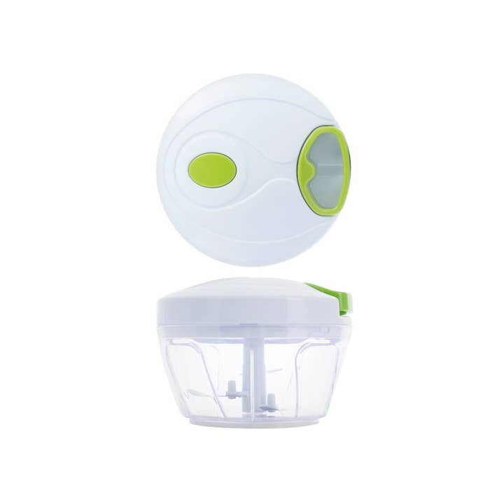 H&H - Wholesale Kitchen Tool/Gadget - Green Line Corded Vegetable Cutter with ABS and Stainless Steel Blades2