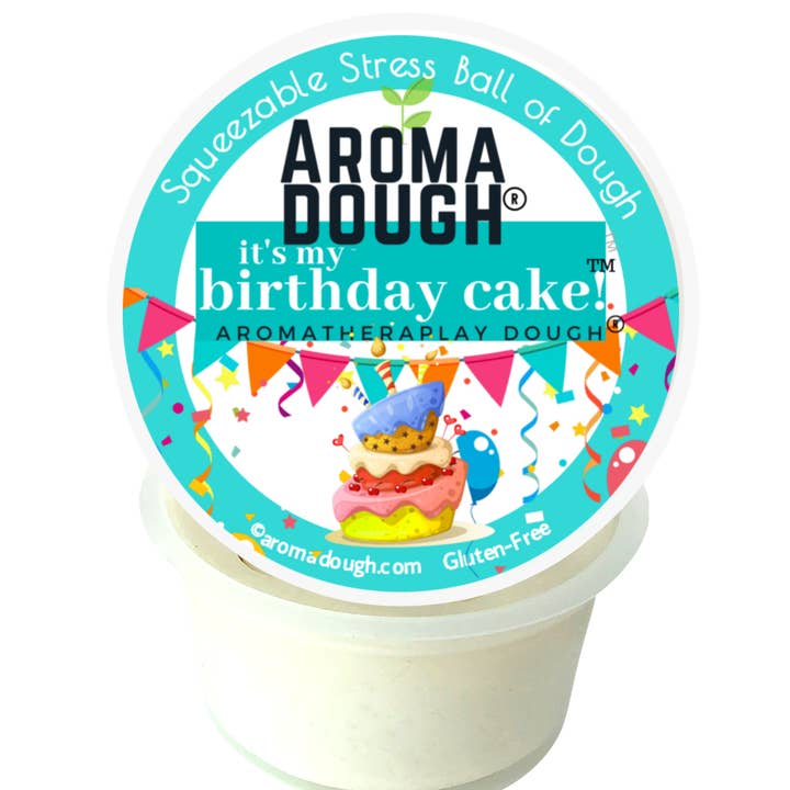 BIRTHDAY CAKE Aroma Dough Scent Gluten-Free Playdough Putty for wholesale by Aroma Dough