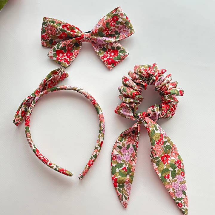 Diana Louise - Wholesale Hair Accessories Set - Kids - Girl Hair Accessories Bundle SS24 Made With Liberty Fabric