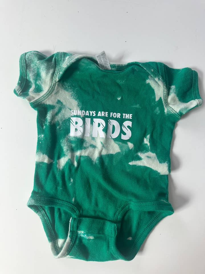 Sundays are for the Birds Onesie for wholesale by Dye Hard Fan