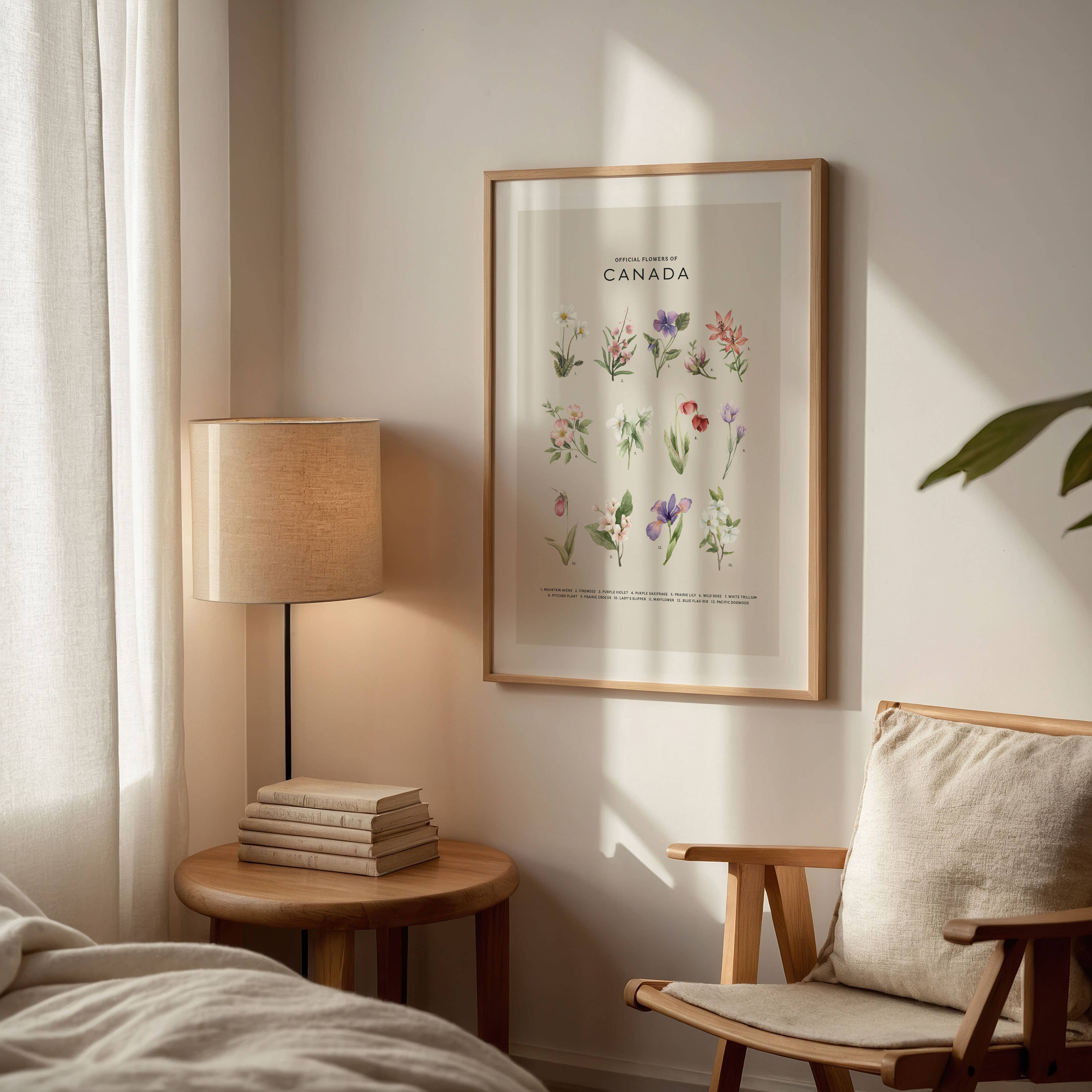 Natasha Vanderburg Co. - Wholesale Art Print - Official Flowers of Canada Art Print4