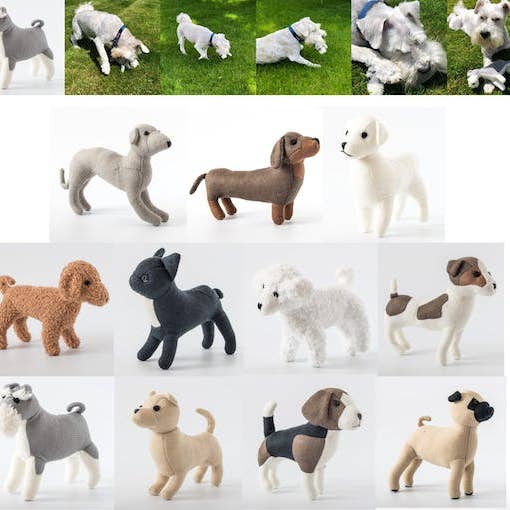 English Hound - Wholesale Pet Plush Toy - Dog - Schnauzer Toy